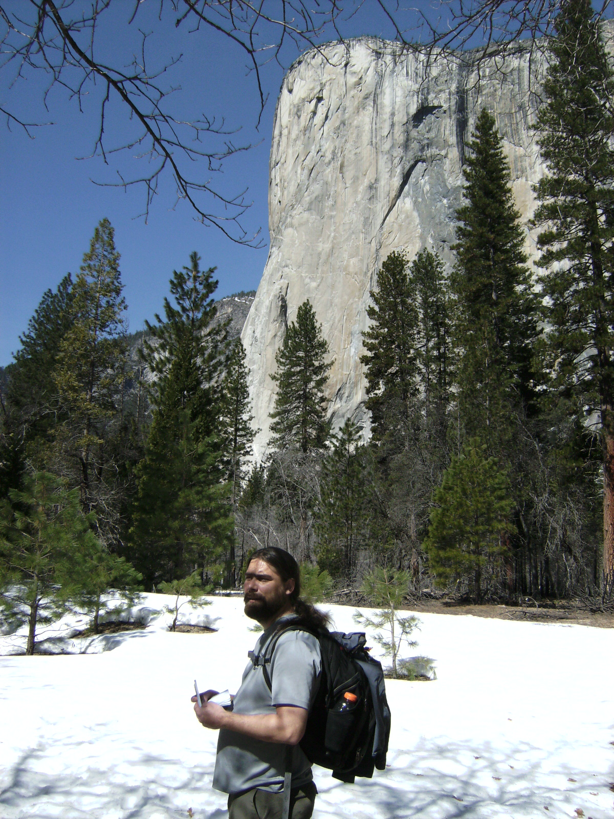 El Capitan and a large hairy guy - 03/18/09
