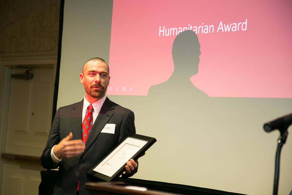Humbled receiving LYP's Humanitarian Award